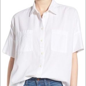 Madewell | White Cotton Courier Shirt